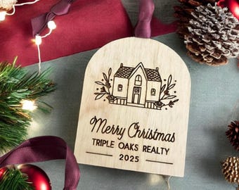 Bulk Ornament for Realtor, Event Favors, Business Party Favors Party Favors, Realtor Closing Gift, Client Gift, Promotional Gift, Giveaway
