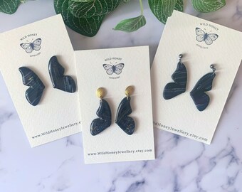 Pendientes de ala para mujer, ideales para ocasiones especiales, bodas y fiestas. Es un gran regalo pequeño para cumpleaños o rellenos de calcetín para Navidad.