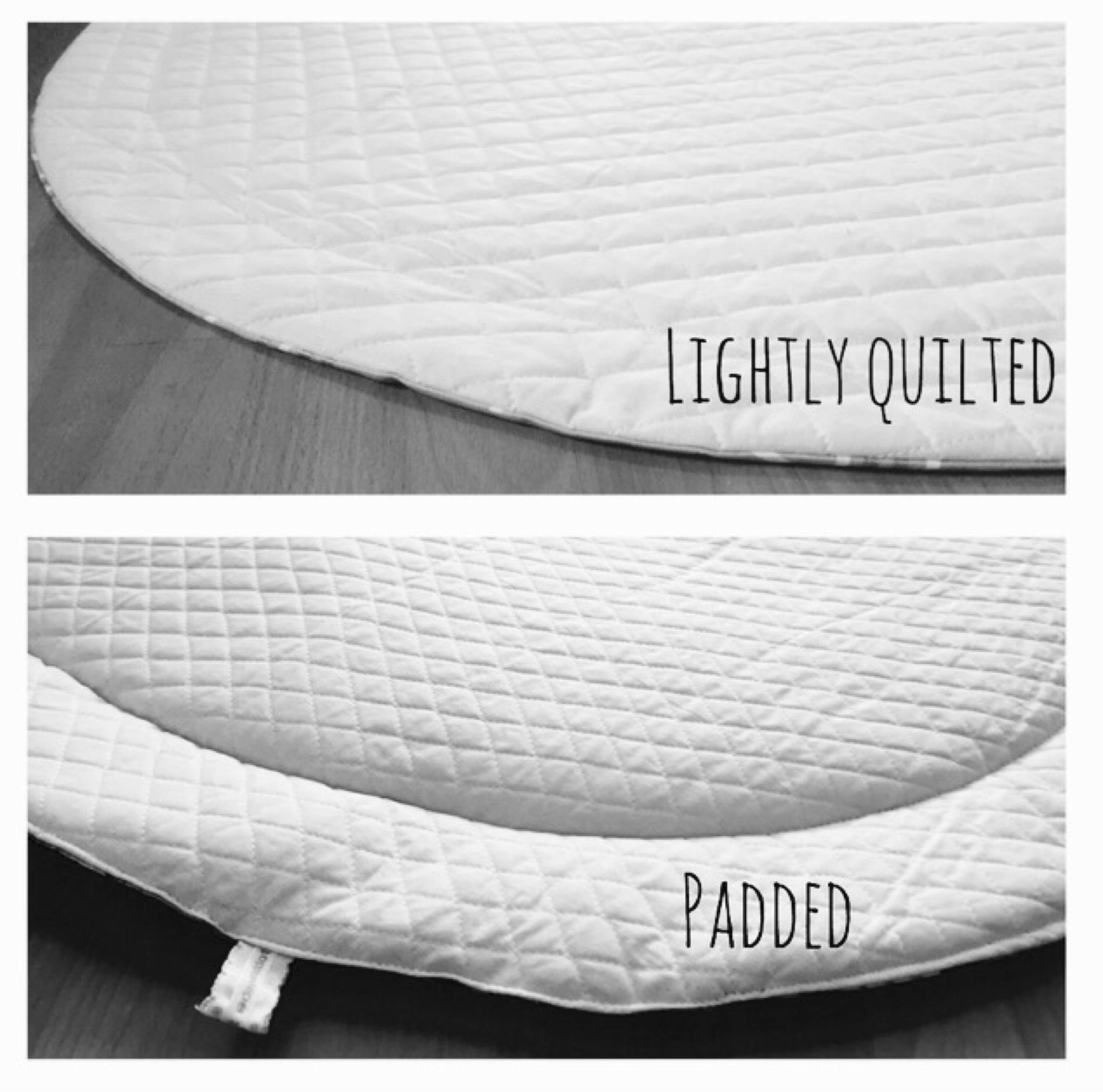 Organic Herringbone Baby Play Mat Round baby Play Mat Etsy