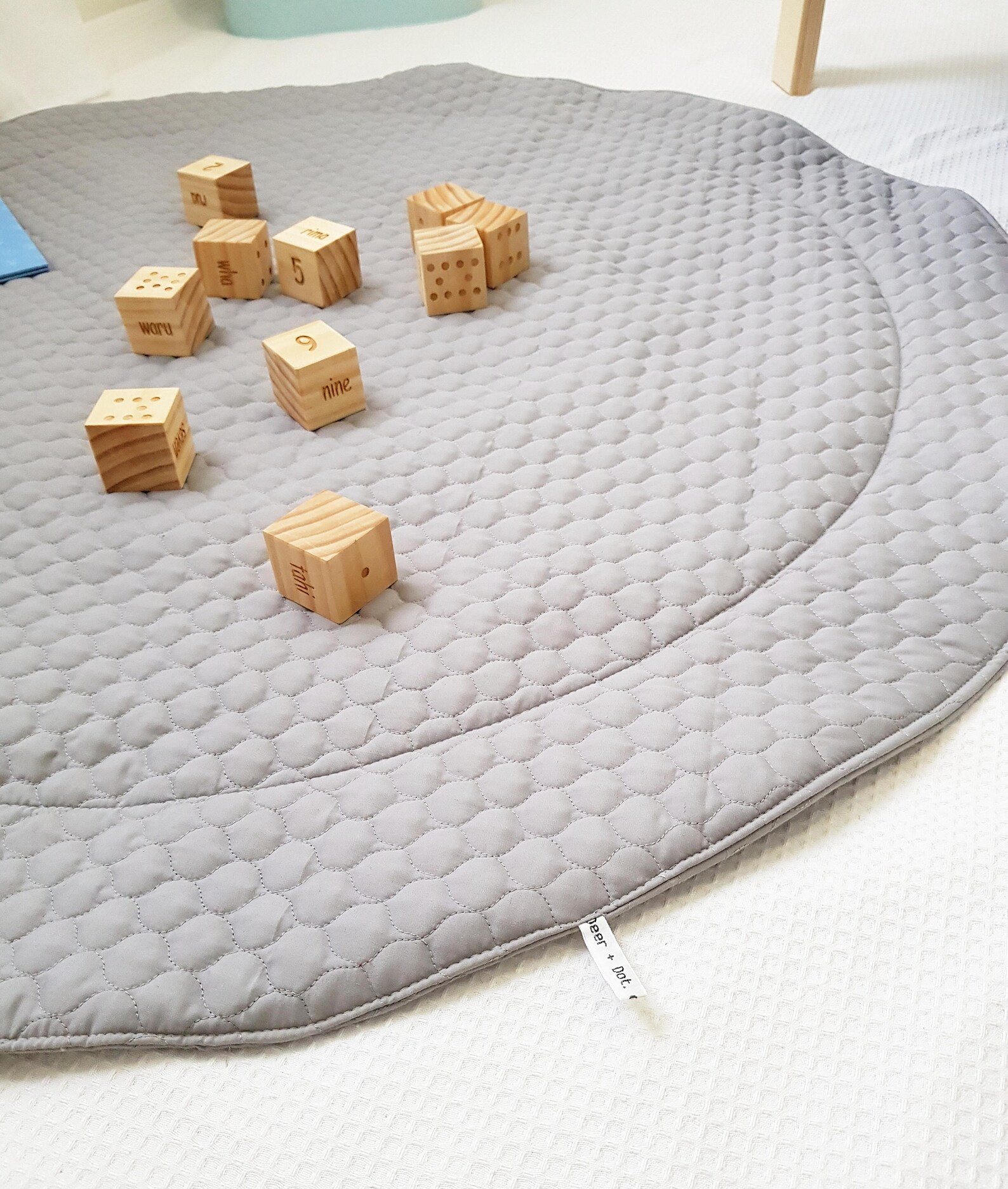 Luxurious Quilted Play Mat and Toy Storage Bag Allinone Baby Etsy