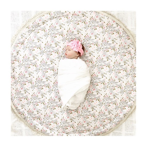 Blossom Or Wetlands Organic Baby Mat Organic Baby Rug Rug Etsy