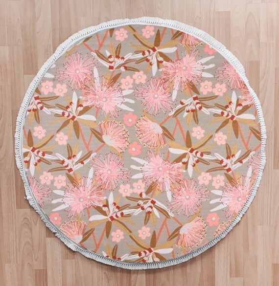floral baby play mat