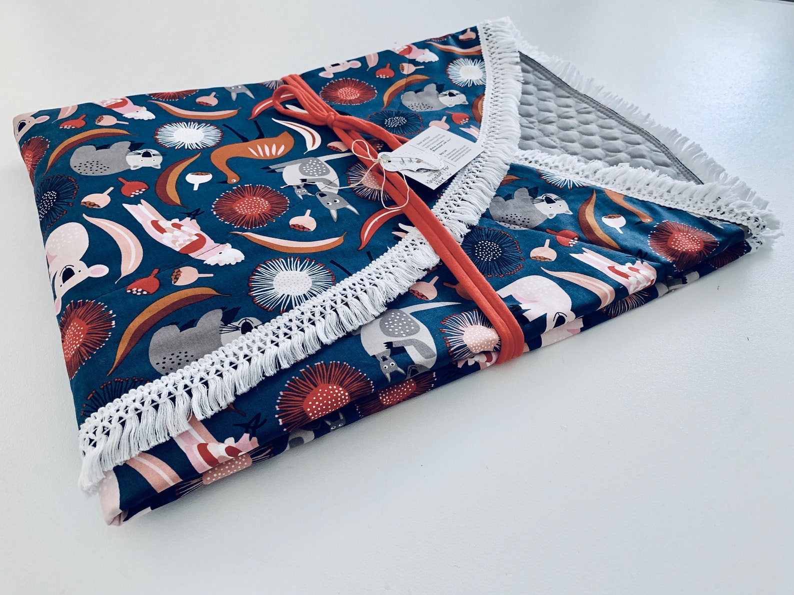 Australian BABY PLAY MAT Australia Animals Large Padded Etsy