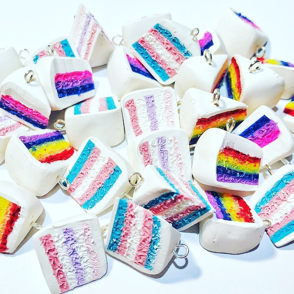 Pride Cake Earrings