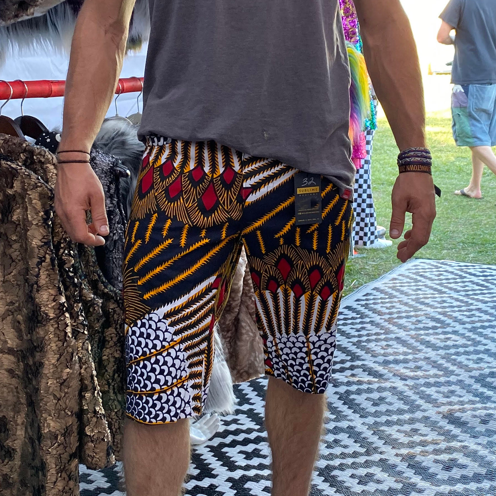 Kitenge 2025 men shorts
