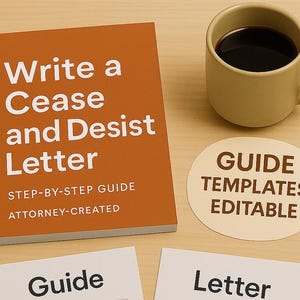 Write a Cease and Desist Letter – Step-by-Step Guide + Annotated Samples + Fully Editable Templates | Copyright & Trademark