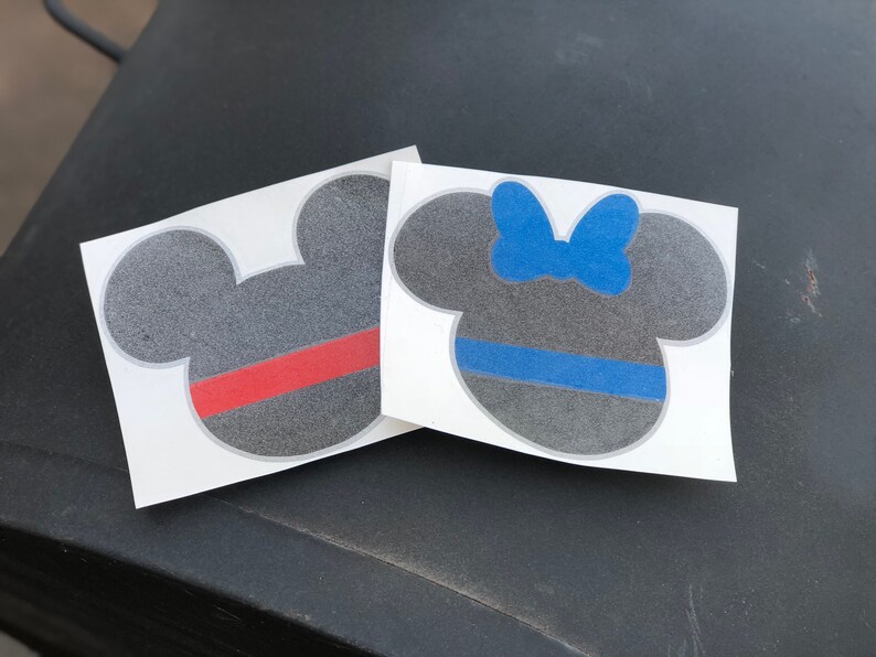 thin blue line mickey mouse