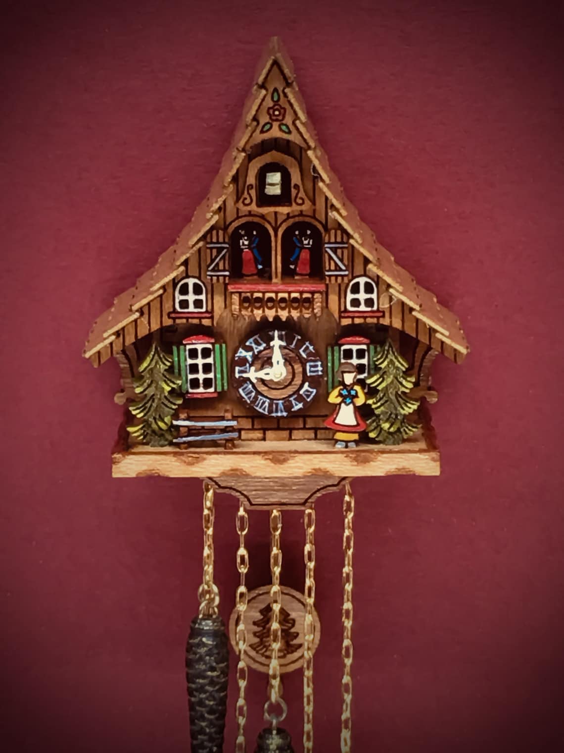 Cuckoo clock mini forms roofbasta