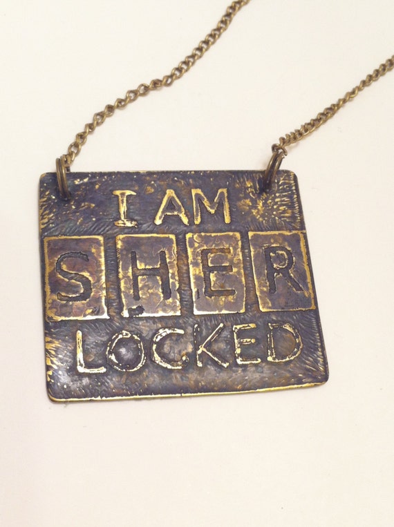 Ooak Sherlock Holmes I Am Sher Locked Cellphone Etsy