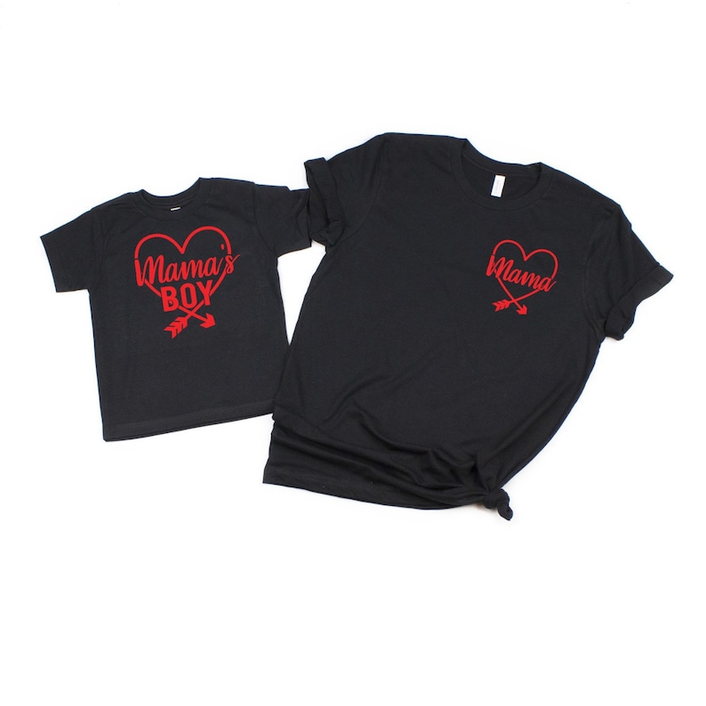 Matching Mother and Son Shirts Mommy and Son Shirts Mommy and Me Shirts Mama/'s Boy Tee Mother Son Matching Shirts Boy Valentine/'s Day Shirts