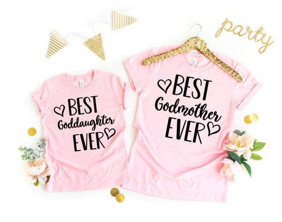 godmother godson matching shirts