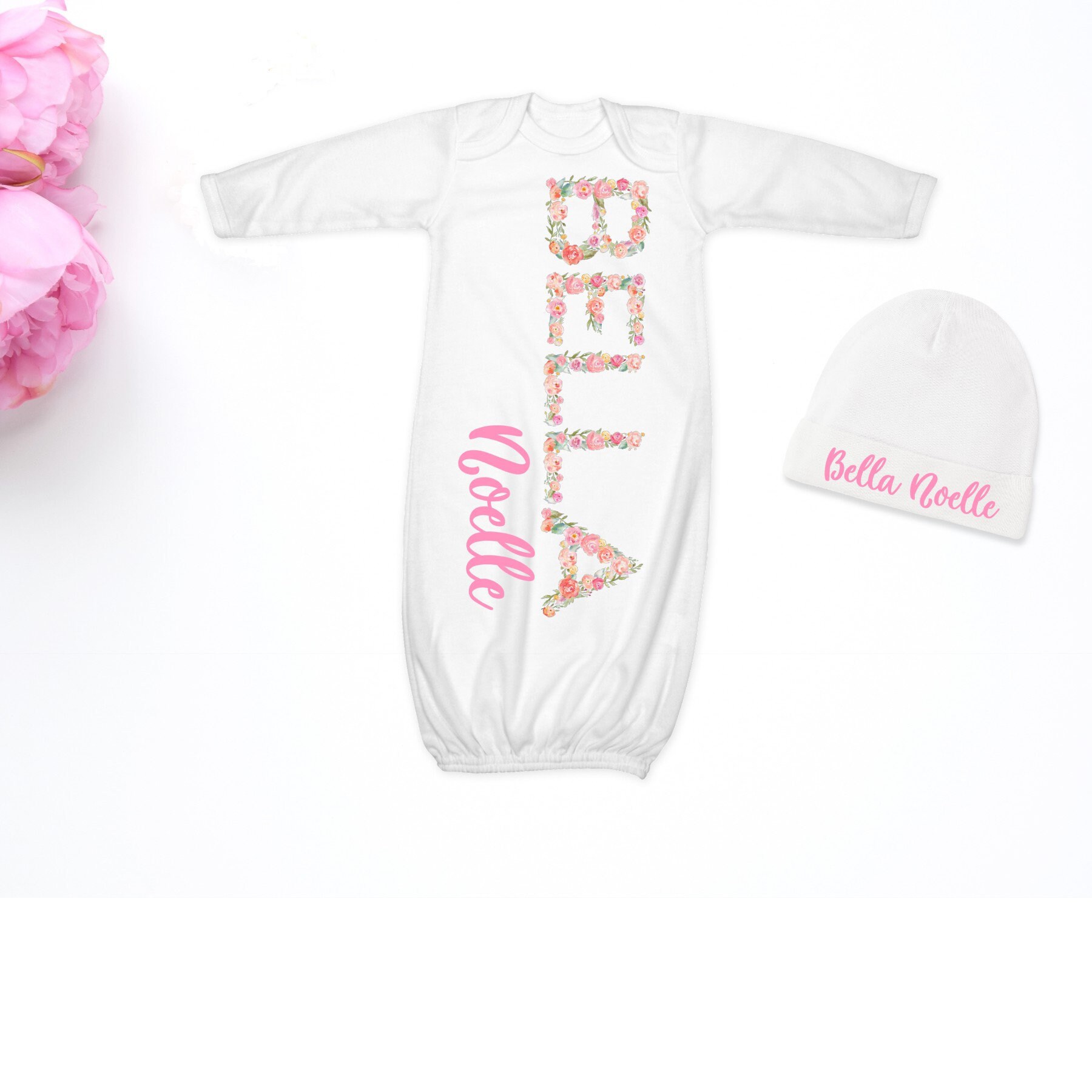 floral baby girl outfit