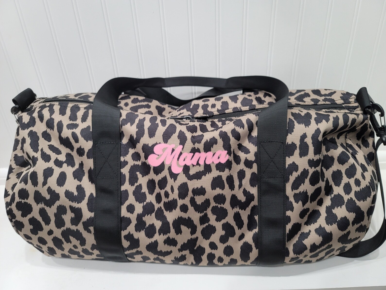 Leopard Print Duffle Bag Weekend Bag Duffle Bag Vacation Etsy