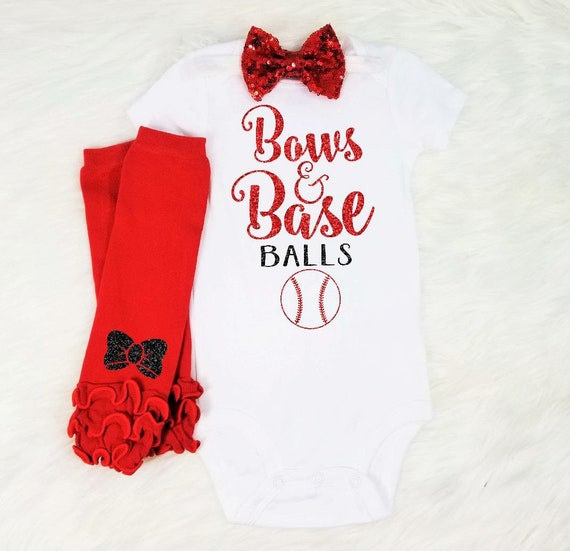 Items similar to baby girl clothes baby girl outfit baby girl baseball