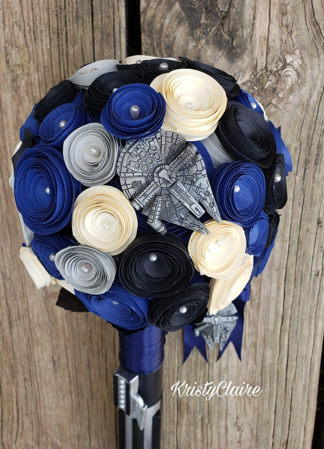 Star Wars Inspired Bridal Bouquet Holder Kanan Jarrus Lightsaber