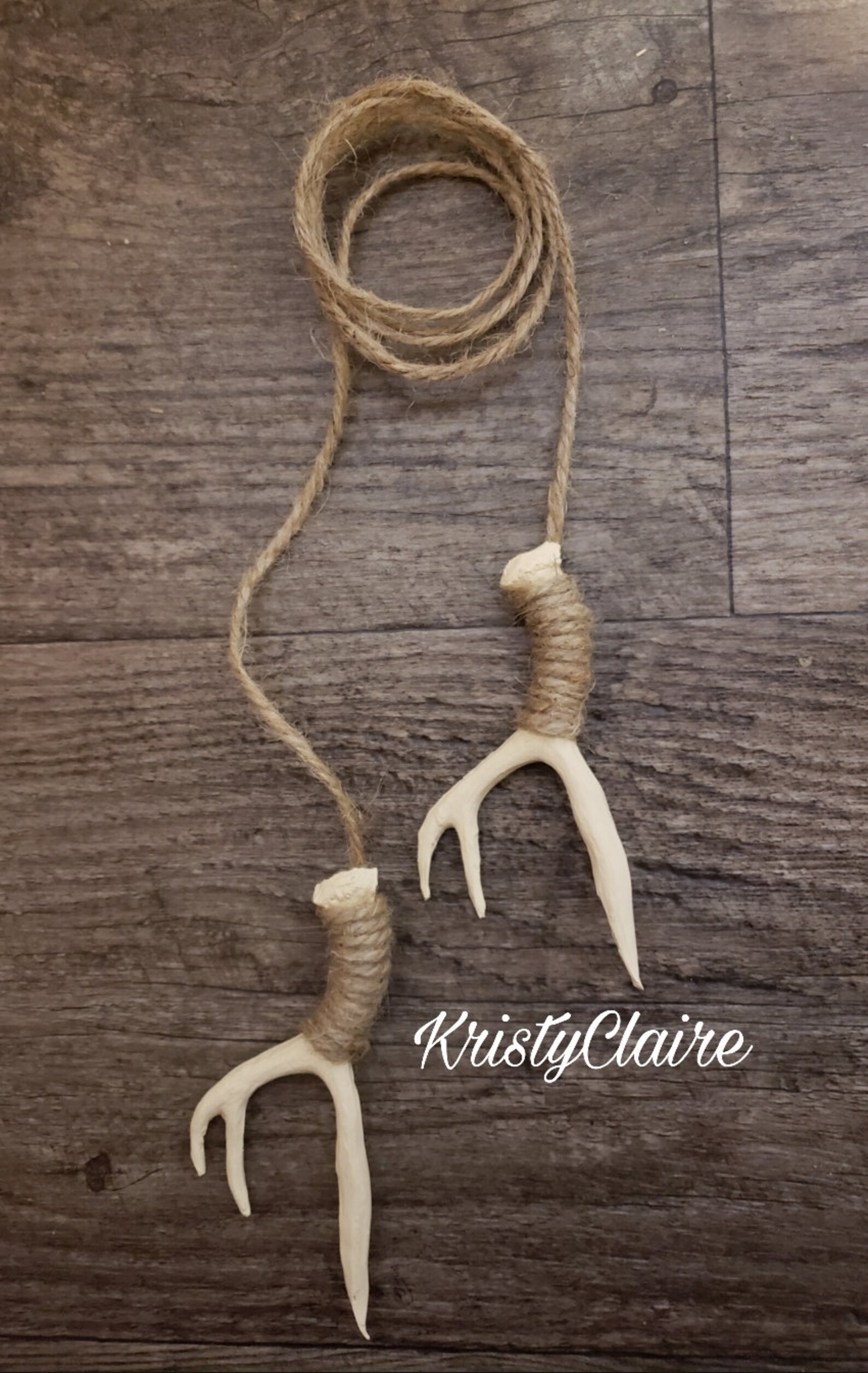 Rear View Mirror Antler Accessories Ivory Charm Decoration Etsy