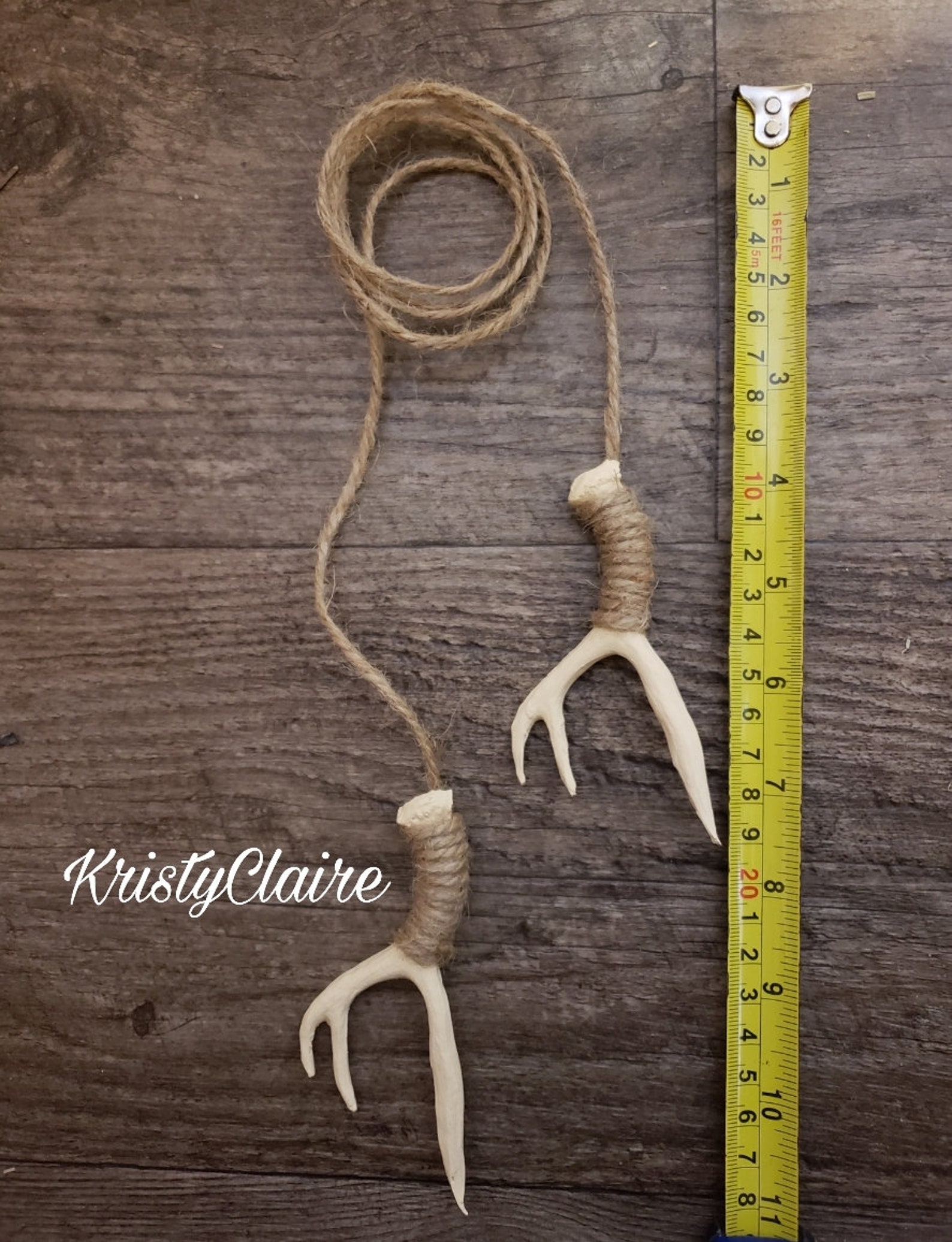 Rear View Mirror Antler Accessories Ivory Charm Decoration Etsy