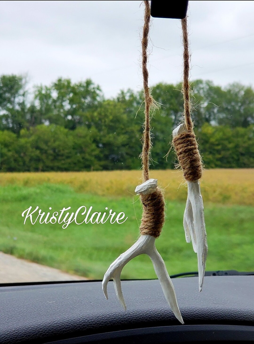 Rear View Mirror Antler Accessories, Charm, Decoration, Hanger, Faux