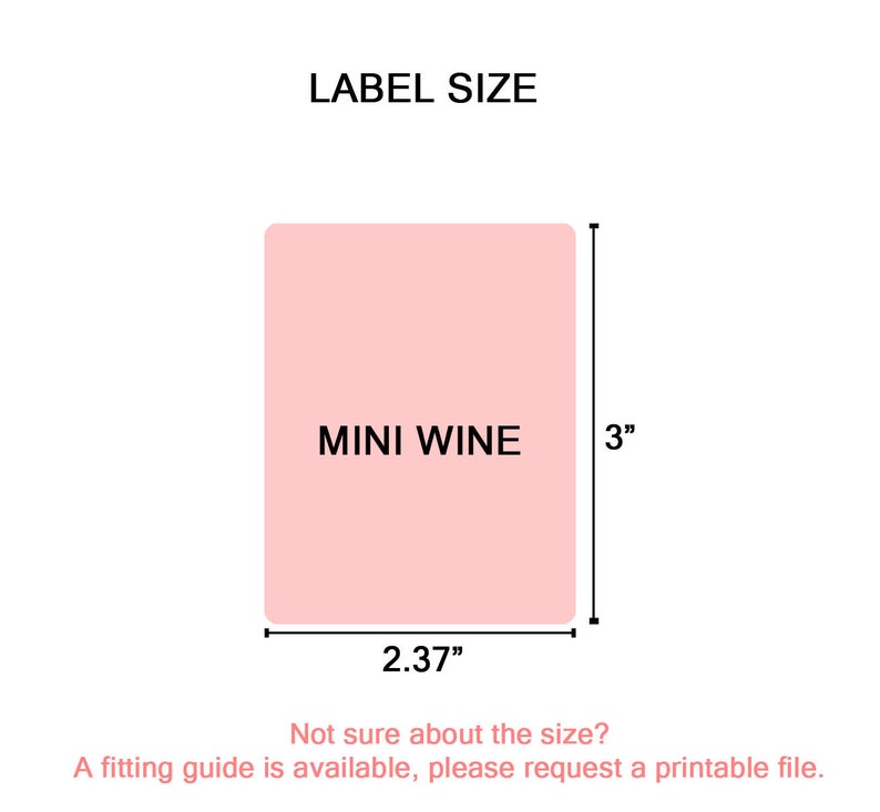 Bridal Shower Favors Custom Bachelorette Bride Tribe Mini Wine Label Bridal Gifts BCA Bridal shower Mini Wine Label