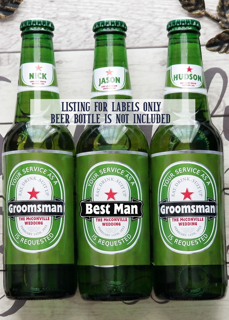 Marble 50th Birthday Beer Bottle Labels Marble 50th Birthday Beer Bottle Labels