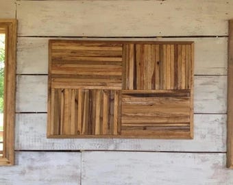 Reclaimed Wood Wall Hanging, Farmhouse Decor