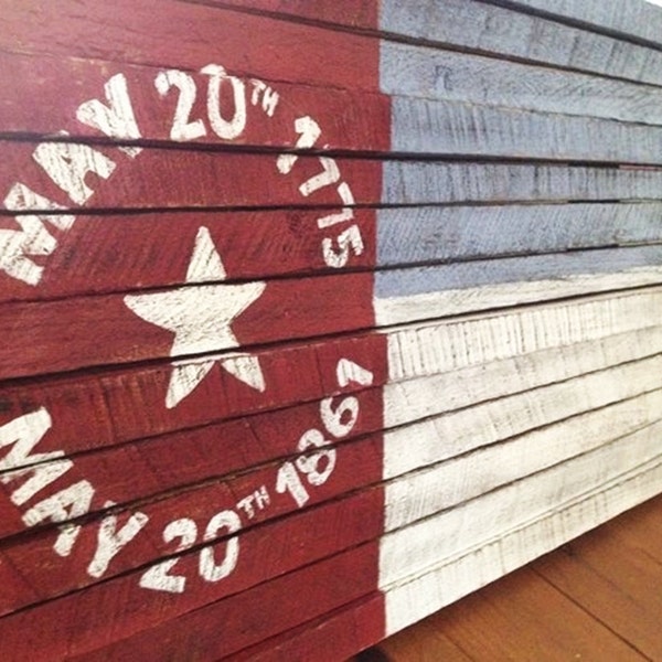Reclaimed Wood Flag Etsy