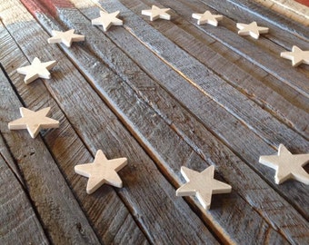 Distressed Wood Betsy Ross Flag, Rustic Wood Flag