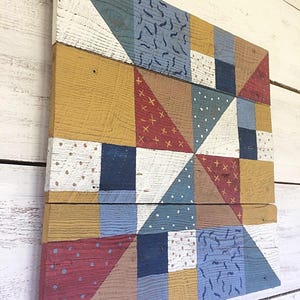 Painted Barn Quilt, Custom Wood Sign, Wood Barn Quilt, Wood Wall Art, Wood Wall Hanging, Farmhouse Decor, Barn Wood Sign, Rustic Home Decor
