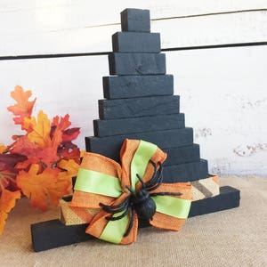 Wood Halloween Decor. Wood Witch Hat, Witch Hat Decor, Halloween Witch Hat, Halloween Decor, Rustic Halloween Decor, Witch Hat