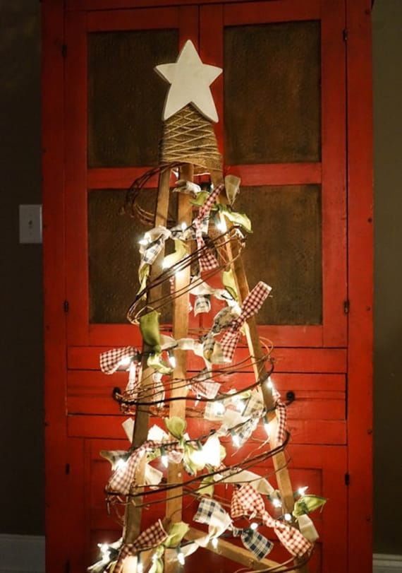 Wood Primitive Christmas Decor Christmas Day