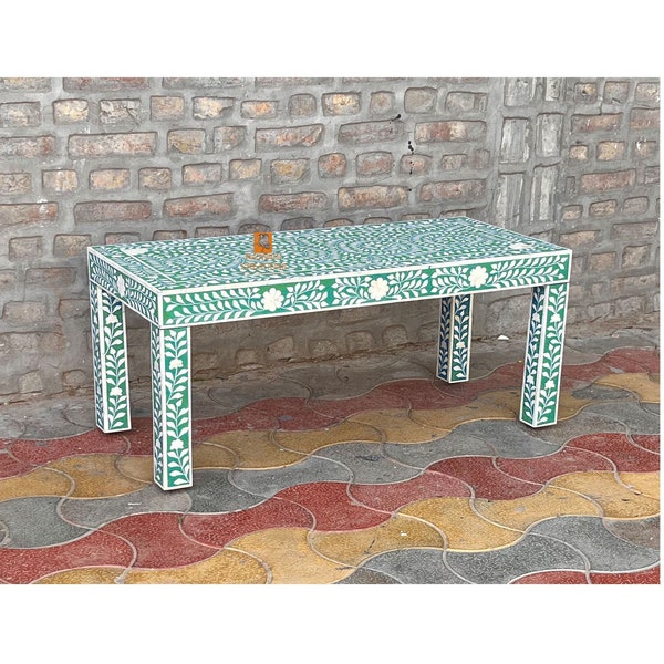 Bone Inlay Bench - Etsy