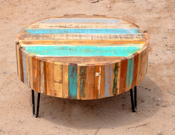 Rustic Solid Reclaimed Wood 30 Round Coffee Table Rustic Solid Reclaimed Wood 30 Round, 30 Round Solid Wood Coffee Table
