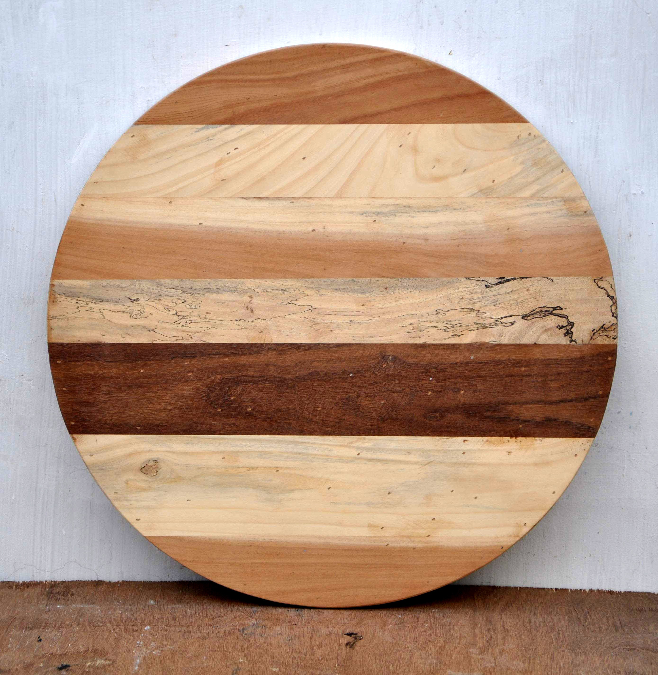 Handmade Rustic Solid Reclaimed Wood round Table Top Etsy