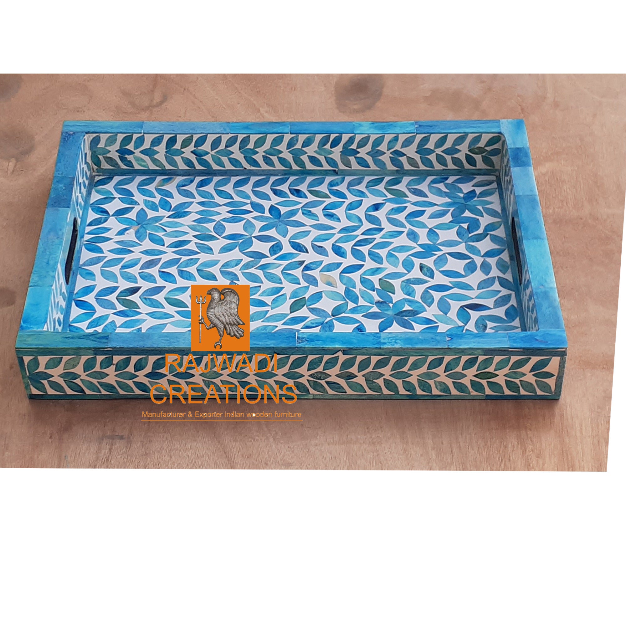 Handgemachte Knochen Inlay Holz moderne geometrische | Etsy