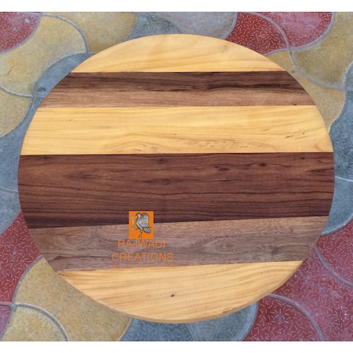 Handmade Round Rustic Solid Reclaimed Wooden Coffee Table Top Etsy