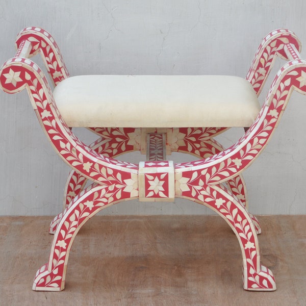 Bone Inlay Bench - Etsy