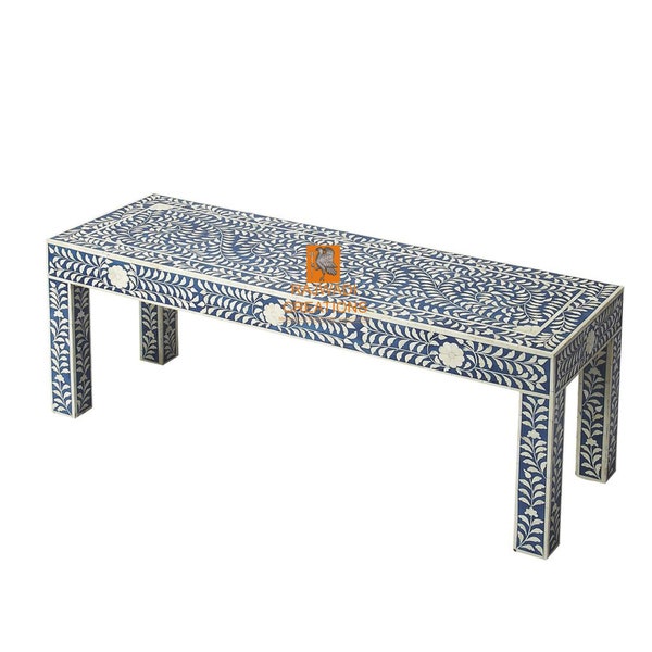 Bone Inlay Bench - Etsy