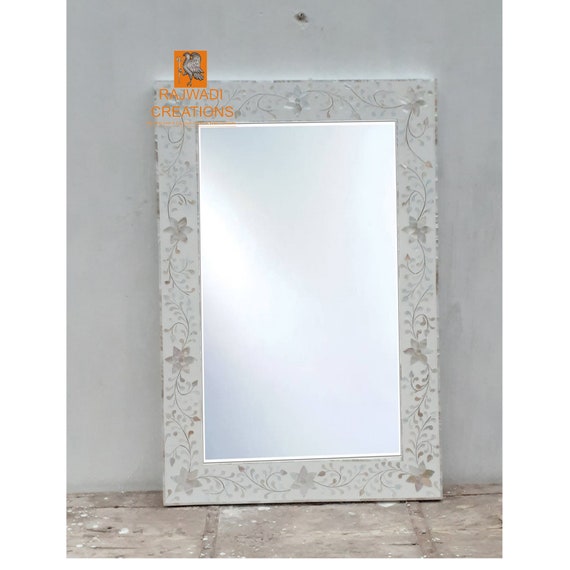 Handmade Mother Of Pearl Inlay Wooden Modern Fl Pattern Australia Handmade Mother Of Pearl Inlay Wooden, Mother Of Pearl Mirrors Australia