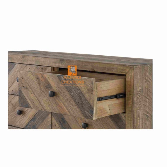 Reclaimed Wood Side Board Furniture Etsy