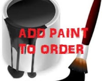 Add paint to your order
