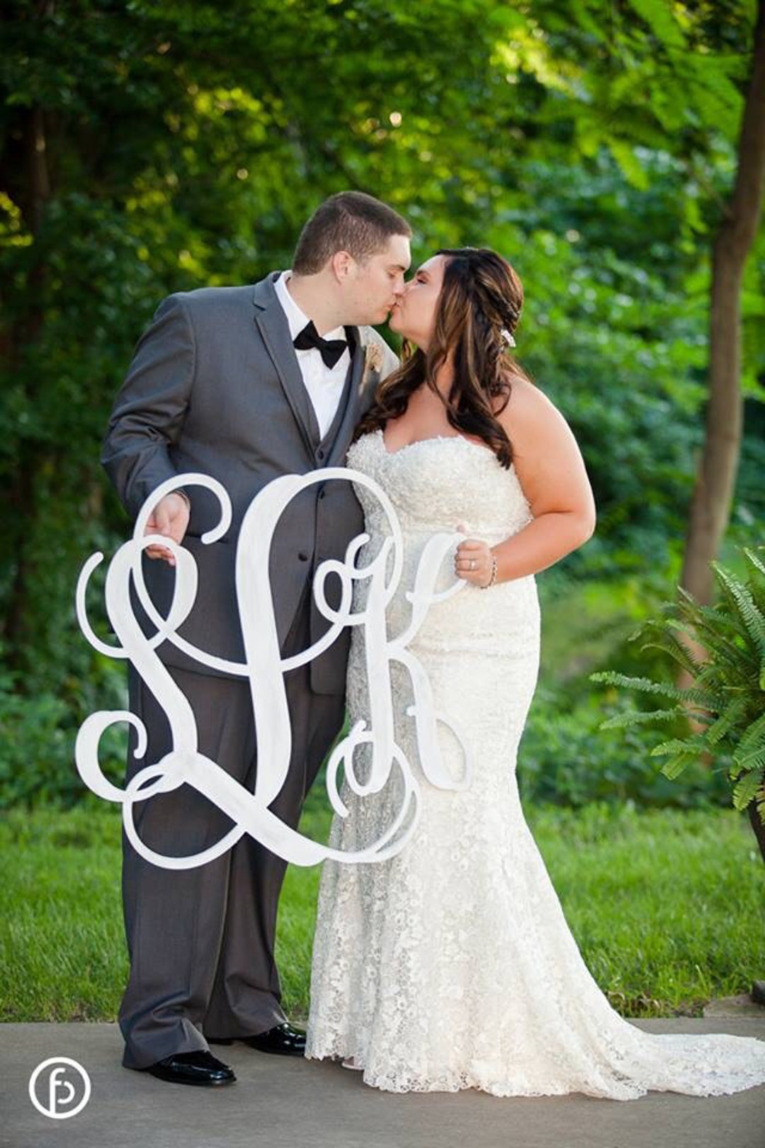 Wooden Monogram Wall Hanging - Wedding Monogram - Wooden Letters ...