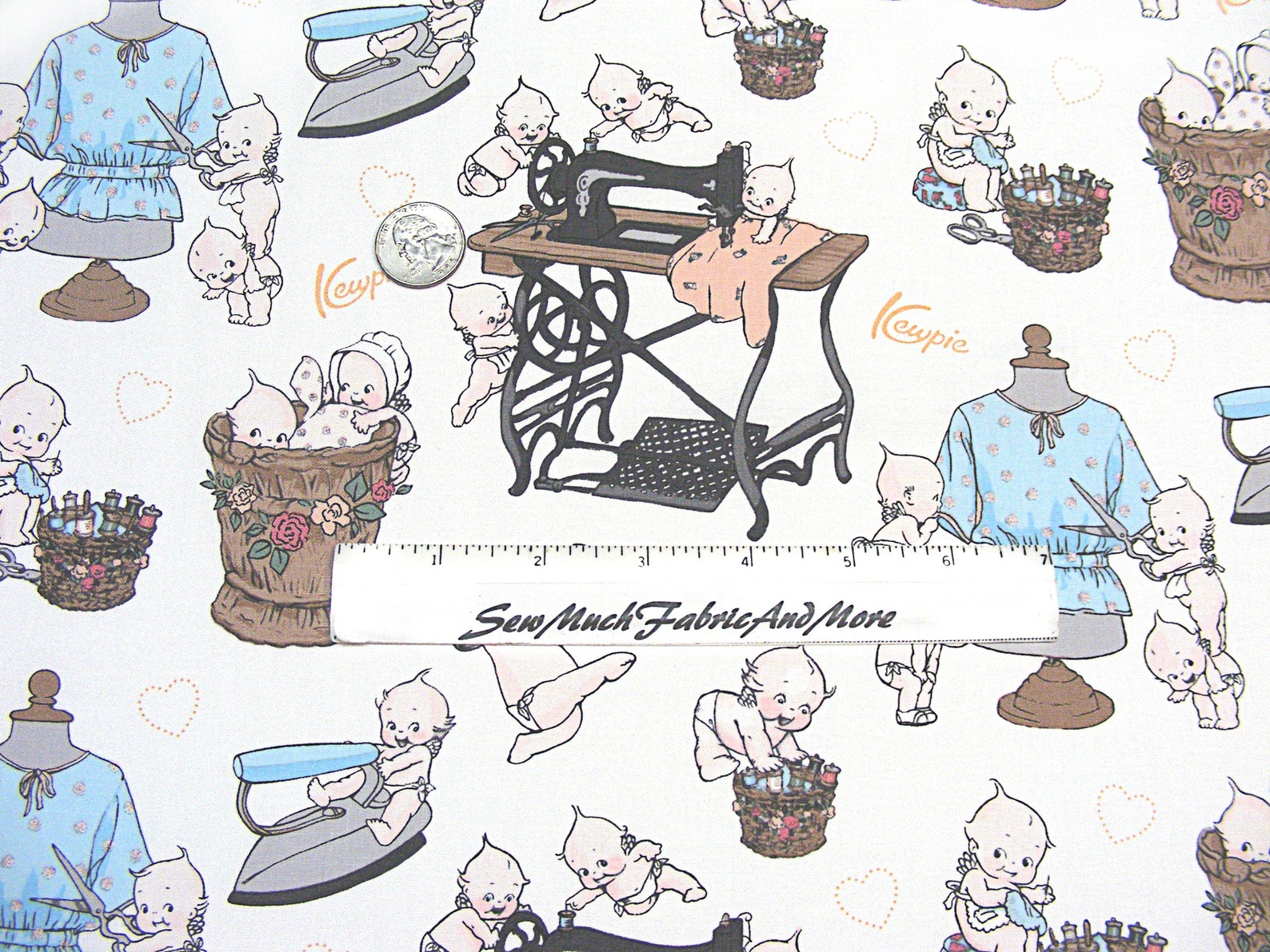 Sew Kewpie Fabric Sewing Themeby the Yard and 1/2 Yard5 Etsy