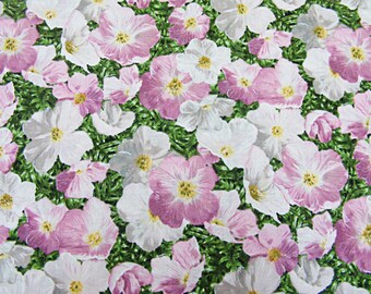 Evening Primrose Floral Fabric~By the yard and 1/2 yard~Michael Miller~Flowers