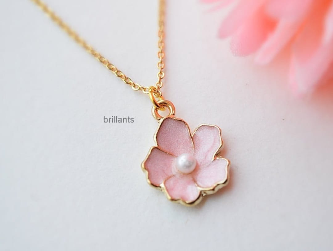 colour Blossom sun pendant, pink gold and grey mother-of-pearl - Categories