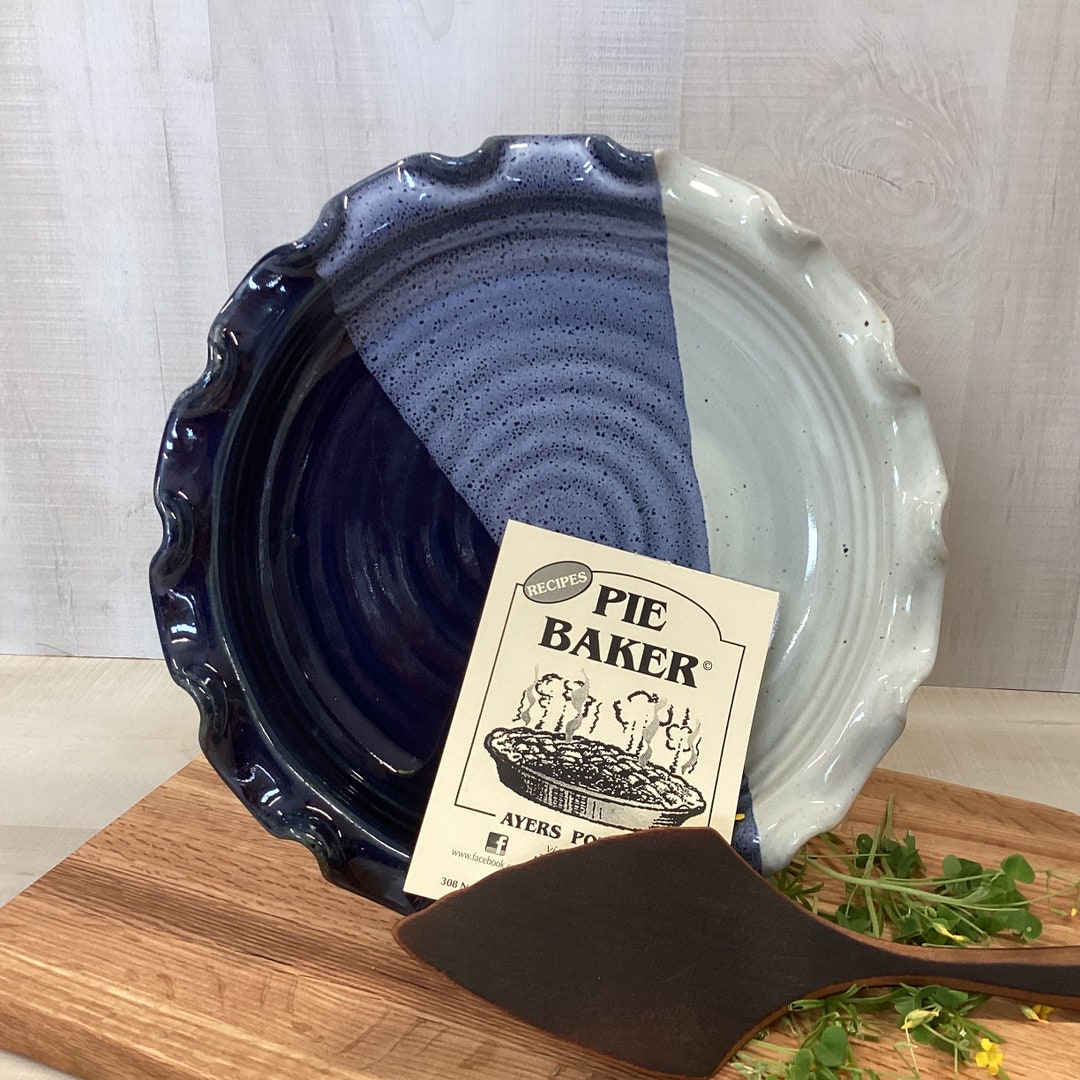 Pottery Pie Plate Riverside, 9 Pie Plate, Pie Plate, Ayers Pottery, Pie