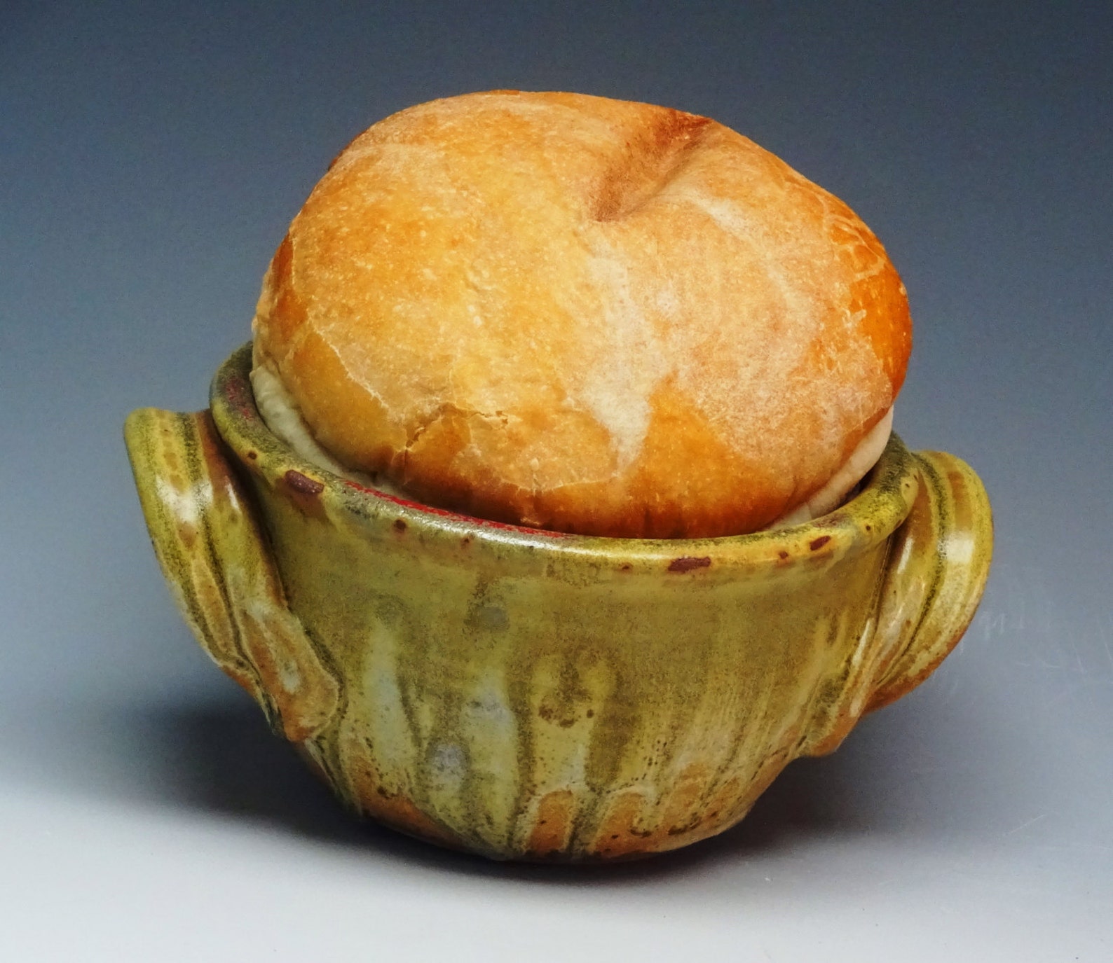 Bread Baker Ayers Pottery Loaf Pan 1 lb Bread Bread Bowl Etsy