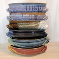 Handmade Oval Pottery Baking Dish, Ayers Pottery Casserole, Six Glazes