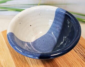 Lil' Bowl, Riverside, Baby Bowl, Small Bowl, Soup cup, Little Bowl, Blue and White Bowl, Ayers Pottery