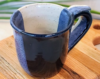 1 Mug Riverside, Coffee Mug, Tea Cup, Handmade Mug, Pottery Mug, Ayers Pottery