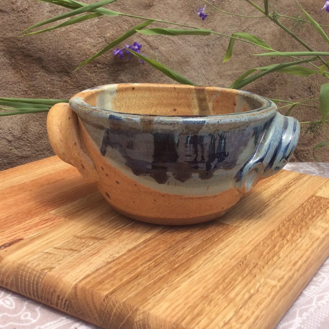 Bread Baker, Ayers Pottery, Loaf Pan, Christmas Gift, Bread Bowl, Blue